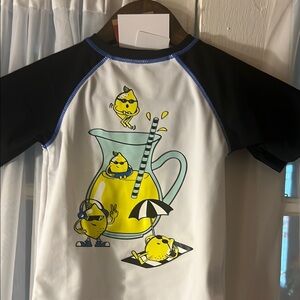 Appaman Boys Rash Guard Lemonade Size 4T Black